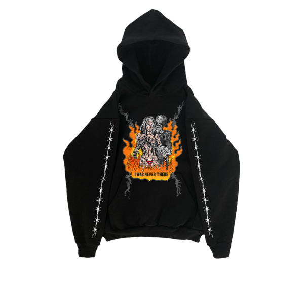 The Weeknd x Warren Lotas I Was Never There Hoodie Black