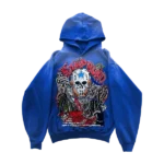 Warren Lotas Camp Blood Hoodie – Faded Cobalt