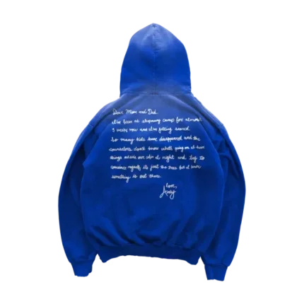 Warren Lotas Camp Blood Hoodie – Faded Cobalt