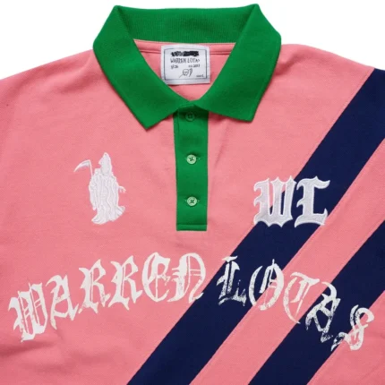Reaper Academy Polo – Pink/Navy/Green