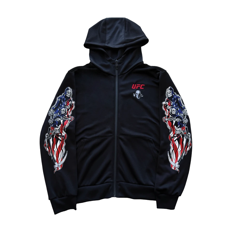 UFC Three Reapers Track Jacket – Black UFC Three Reapers Track Jacket – Black