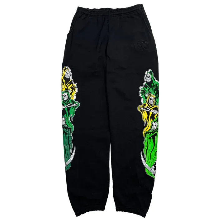 Warren Lotas 3 Reapers Sweatpants Green Yellow Warren Lotas 3 Reapers Sweatpants Green Yellow