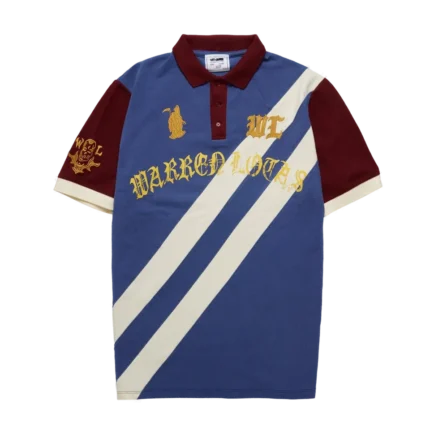 Reaper Academy Polo – Blue/Cream/Burgundy