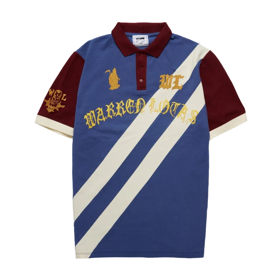 Reaper Academy Polo – Blue/Cream/Burgundy Reaper Academy Polo – Blue/Cream/Burgundy