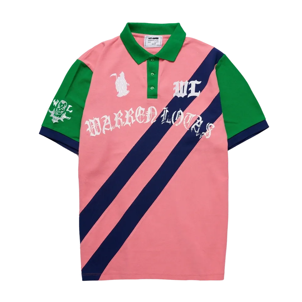 Reaper Academy Polo – Pink/Navy/Green Reaper Academy Polo – Pink/Navy/Green