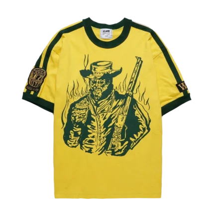 Gaucho Striped Ringer Shirt – Yellow/Green